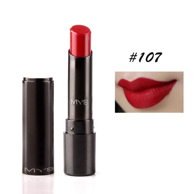 mys brand beauty matte lipstick long lasting tint lips 107