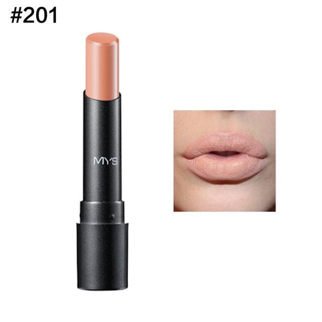 mys brand beauty matte lipstick long lasting tint lips 201