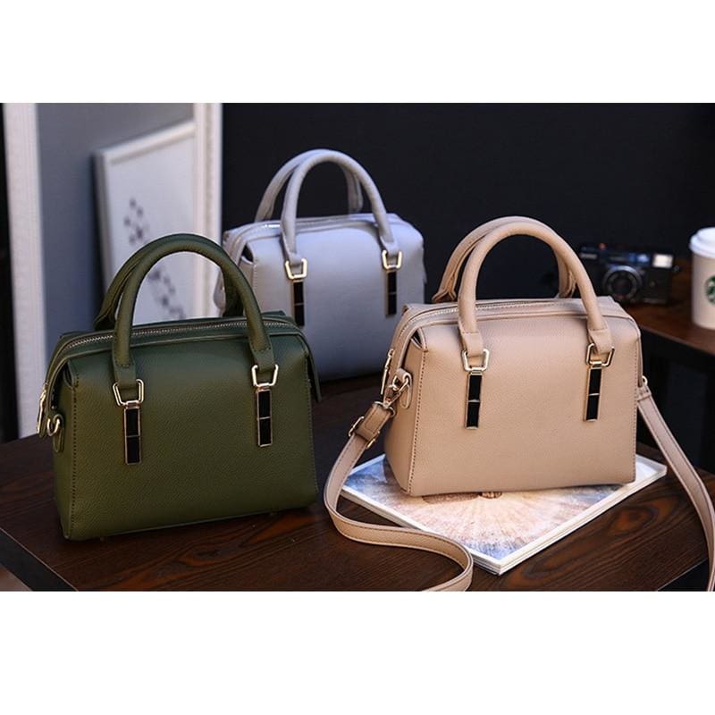 new design  pouch bolsas purse fashion leather handbag