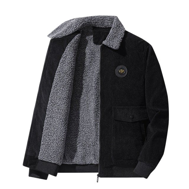 Winter Jacket Mens Military Fleece Warm Jackets Male Fur Collar Coats Army Tactical Jacket S Coffee | Lil Shop