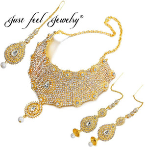 new indian/dubai gold color jewelry set