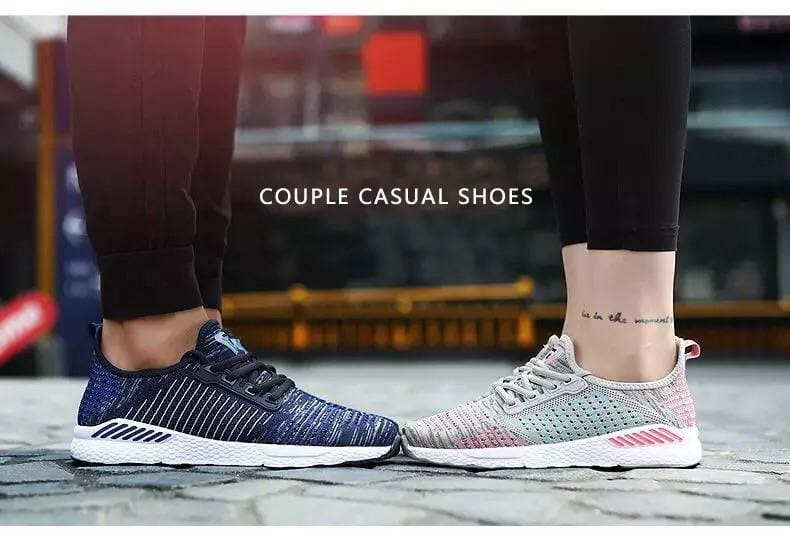 new men / women shoes lac-up breathable sneakers