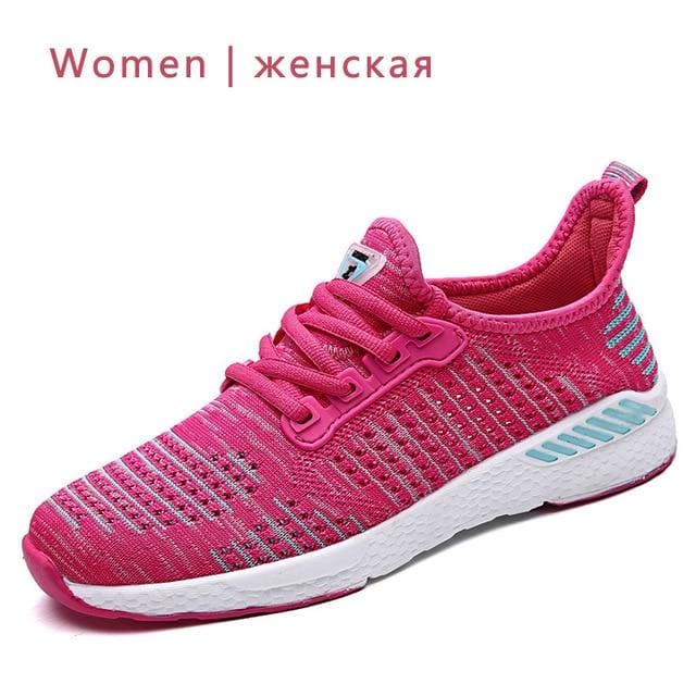 new men / women shoes lac-up breathable sneakers