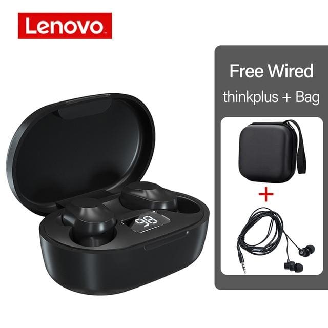 original lenovo xt91 tws wireless bluetooth headphones black with all