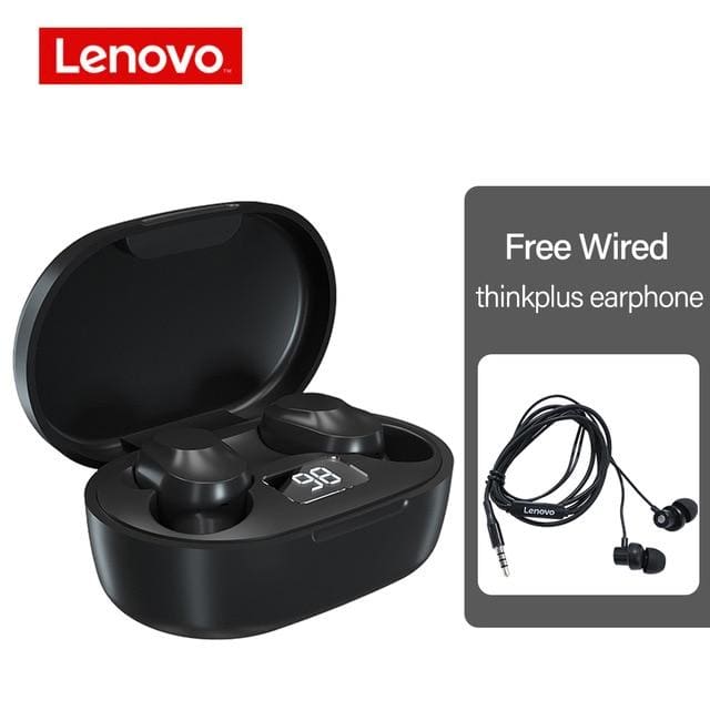 original lenovo xt91 tws wireless bluetooth headphones black with tw13