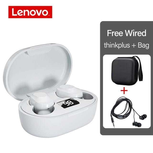 original lenovo xt91 tws wireless bluetooth headphones white with all
