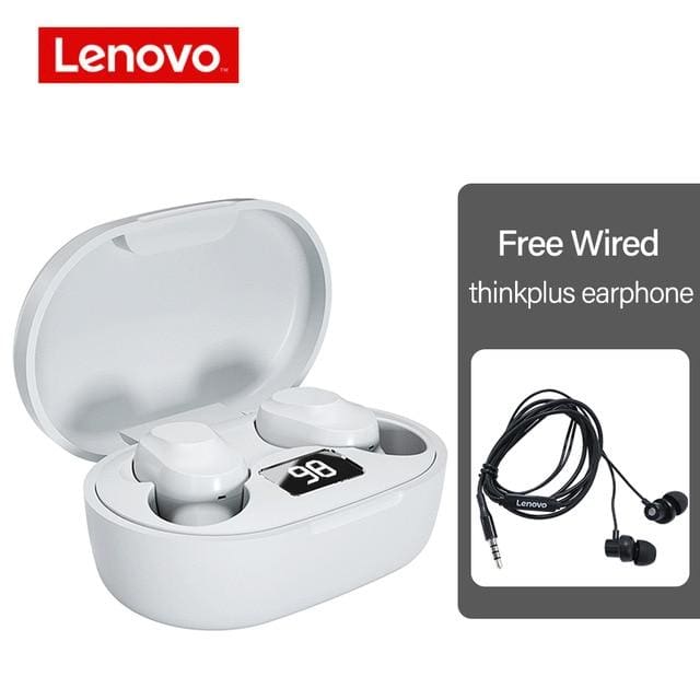 original lenovo xt91 tws wireless bluetooth headphones white with tw13