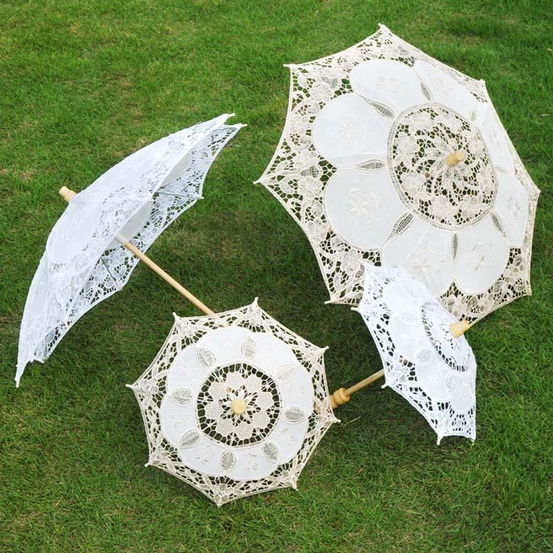 parasol decoration lace umbrella