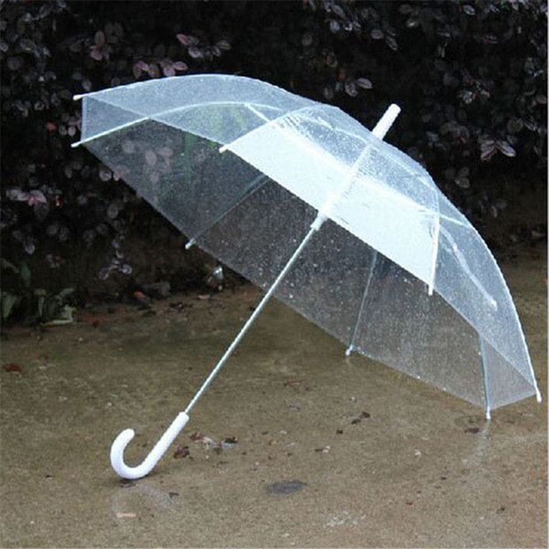 new portable fashion transparent clear rain umbrella parasol pvc dome for wedding party favor