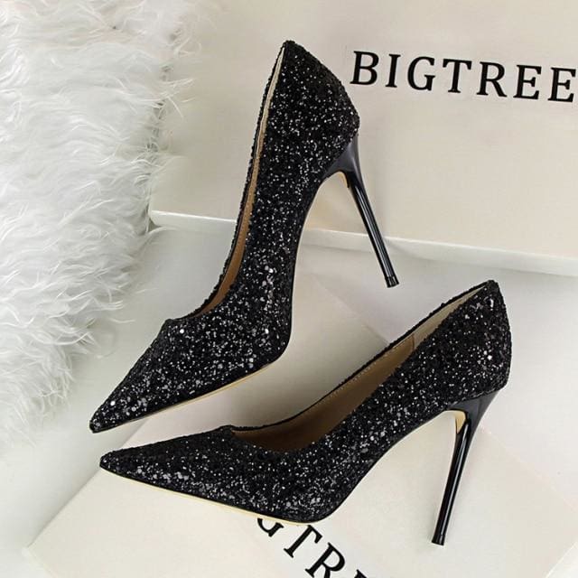 party bling women glitter pumps