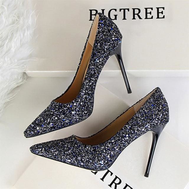 party bling women glitter pumps