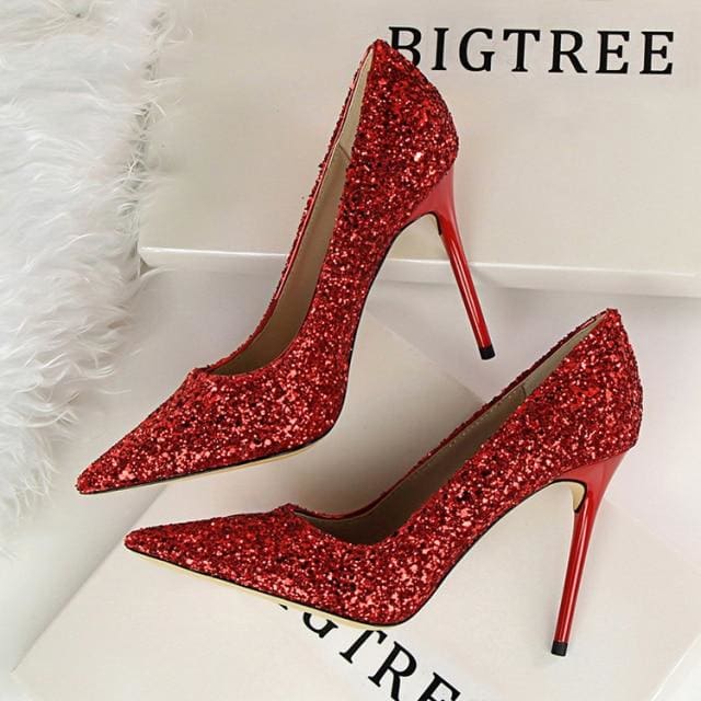 party bling women glitter pumps