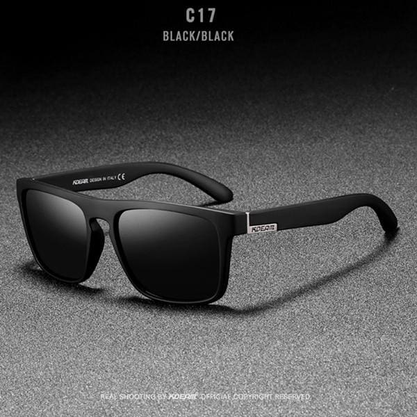 polarized photochromic lens unisex sunglasses c17 matte black