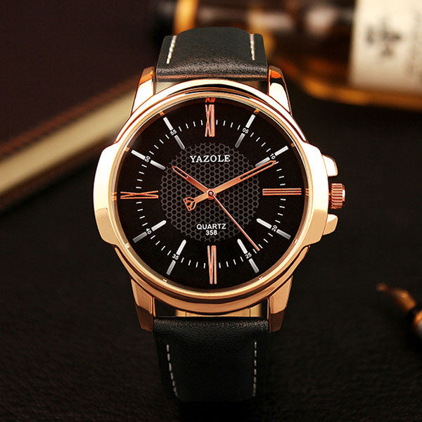 rose gold wrist watch men 2017 top brand luxury famous male clock quartz watch golden wristwatch quartz-watch relogio masculino black black