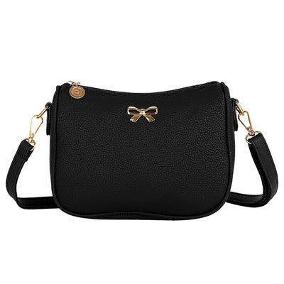 vintage cute bow small handbags hotsale women evening clutch ladies mobile purse famous brand shoulder messenger crossbody bags black / 20cm x 15 cm x 8cm