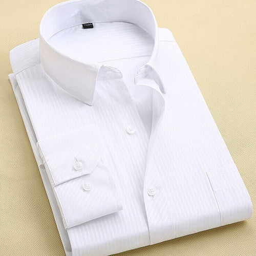 long sleeve slim men dress shirt brand new fashion designer high quality solid male clothing fit business shirts