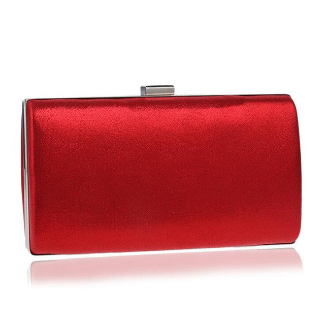 wedding bridal purse red / small evening clutch