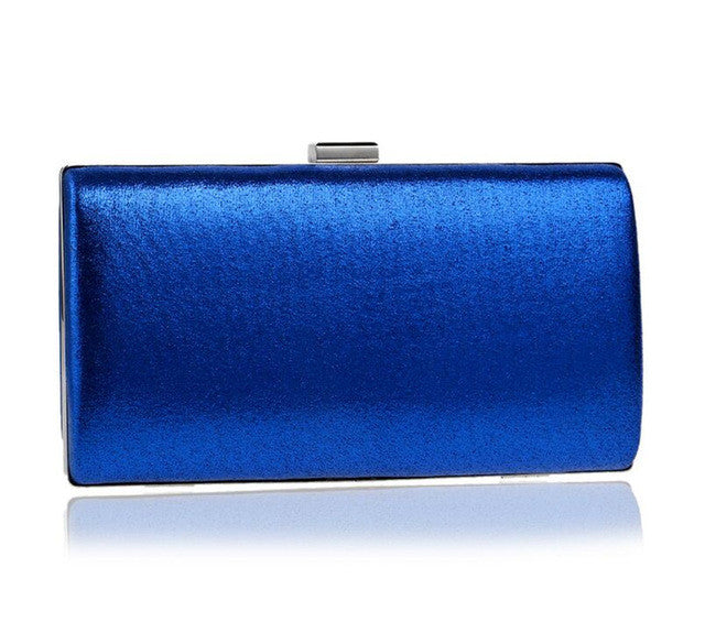 wedding bridal purse blue / small evening clutch