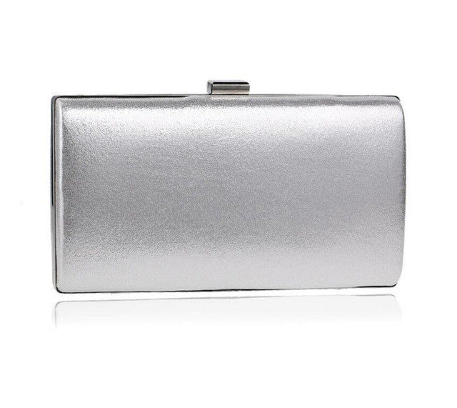 wedding bridal purse silver / small evening clutch