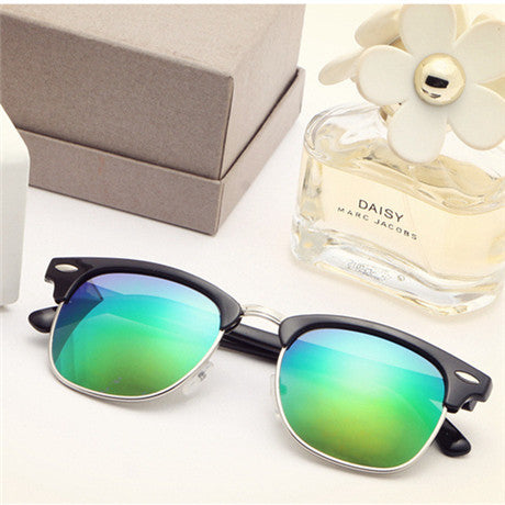 eyewear vintage retro unisex sunglasses women brand designer men sun glasses 10 colors oculos de sol feminino y5 green mercury