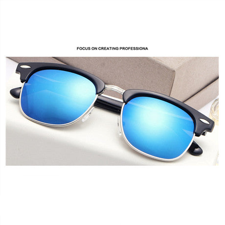 eyewear vintage retro unisex sunglasses women brand designer men sun glasses 10 colors oculos de sol feminino y5 blue mercury