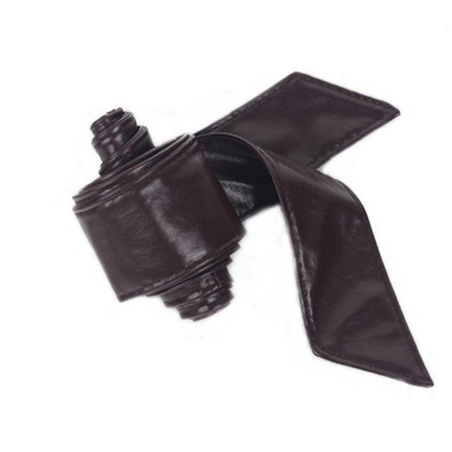 new fashion women belts pu leather bowknot belt decoration soft waistband bow belt wild wide waist girdle luxury deep brown