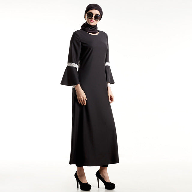 women kaftan abaya dress muslim islam malaysia jilbab long sleeve maxi dress clothes turkey muslim women dress robe