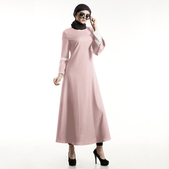 women kaftan abaya dress muslim islam malaysia jilbab long sleeve maxi dress clothes turkey muslim women dress robe