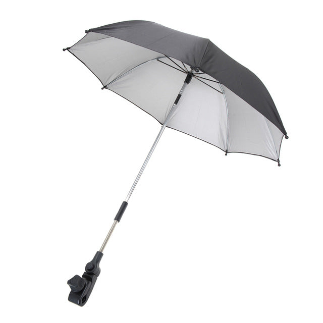 baby stroller accessories portable solid umbrella kids children pram shade adjustable folding parasol for stroller black