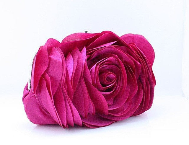 hot evening bag flower bride bag purse , full dress party handbag wedding clutch women evening purse lady gift plum