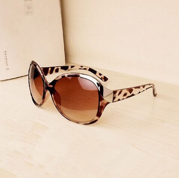 luxury fashion high quality women vintage sunglasses leopard