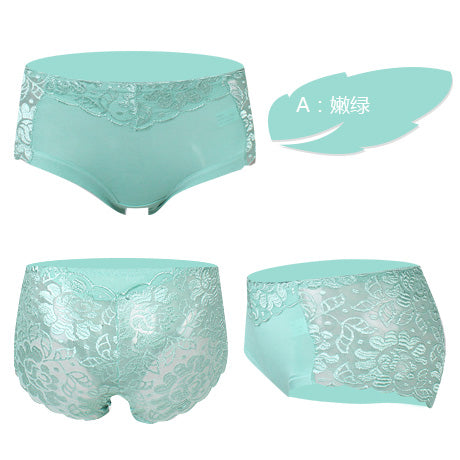 skyhero underwear women panties perspective sexy brand full transparent panty woman lace knickers period panty plus size