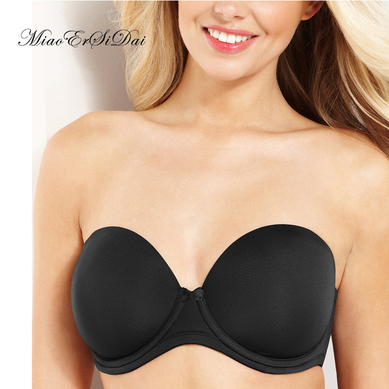 sexy strapless bras plus size bralette soutien gorge c d dd ddd e 36 38 40