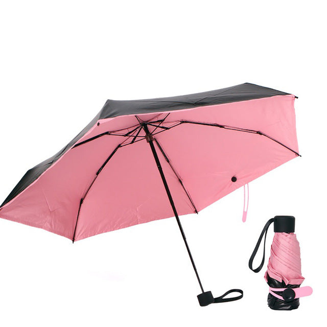 mini pocket women umbrellas parasol folding male umbrella rain women anti uv guarda chuva sombrinha sun paraguas parapluie pink