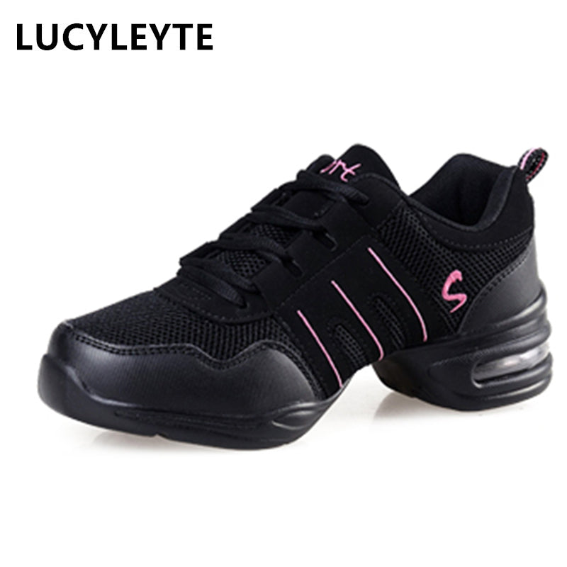 sports feature soft outsole breath dance shoes sneakers for woman practice shoes modern dance jazz shoes