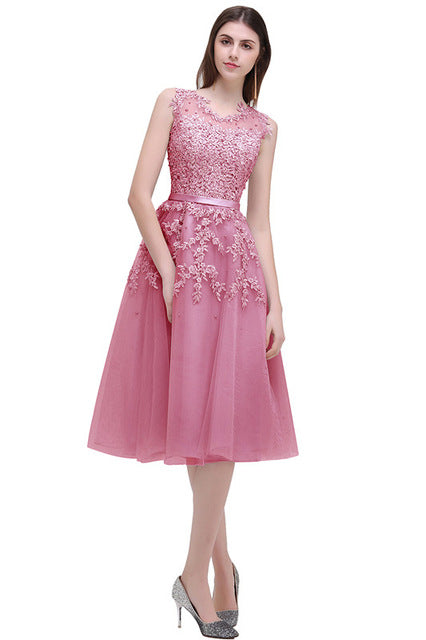 longue new pink lace beaded long evening dress sexy illusion a line burgundy prom dresses vestido de festa