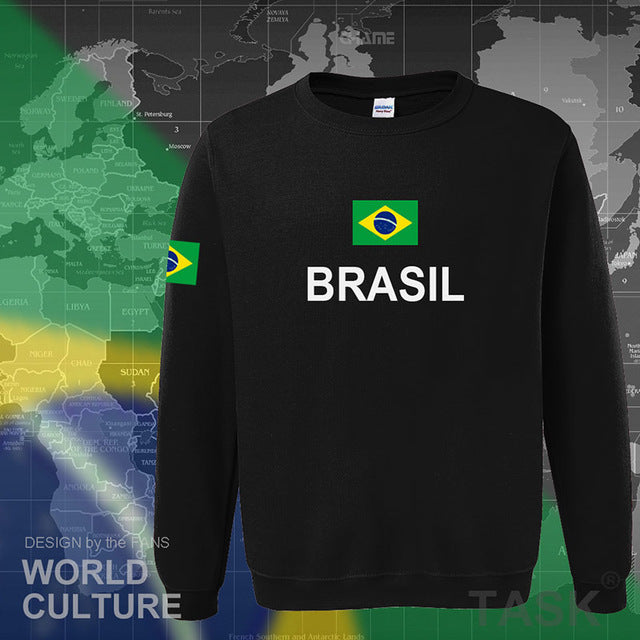 brazil hoodie men sweatshirt sweat new streetwear 2017 tops jerseys clothing tracksuit nation brazilian flag brasil fleece br