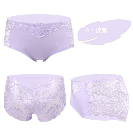 skyhero underwear women panties perspective sexy brand full transparent panty woman lace knickers period panty plus size