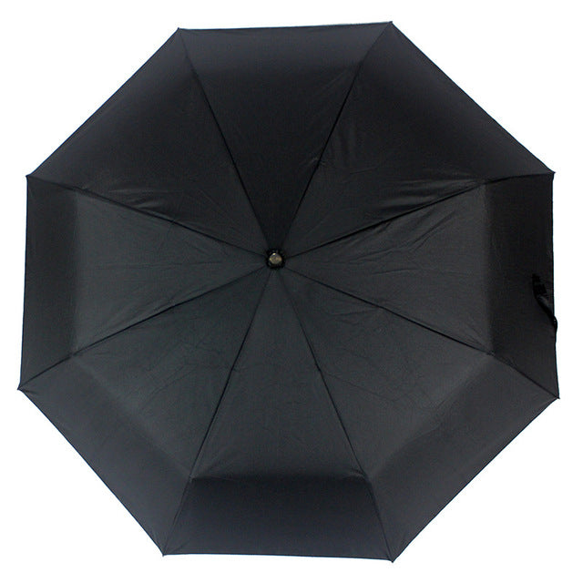 new automatic umbrella rain women men 3folding light and durable strong colourful umbrellas kids rainy sunny wholesale price black