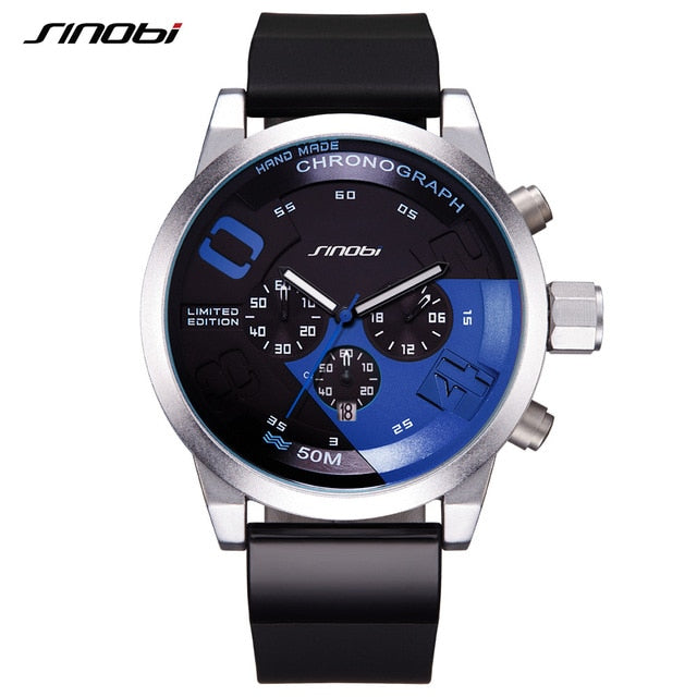 men sports watches relogio masculino waterproof red dial mans chronograph quartz wrist watch new fast & furious blueblack / china