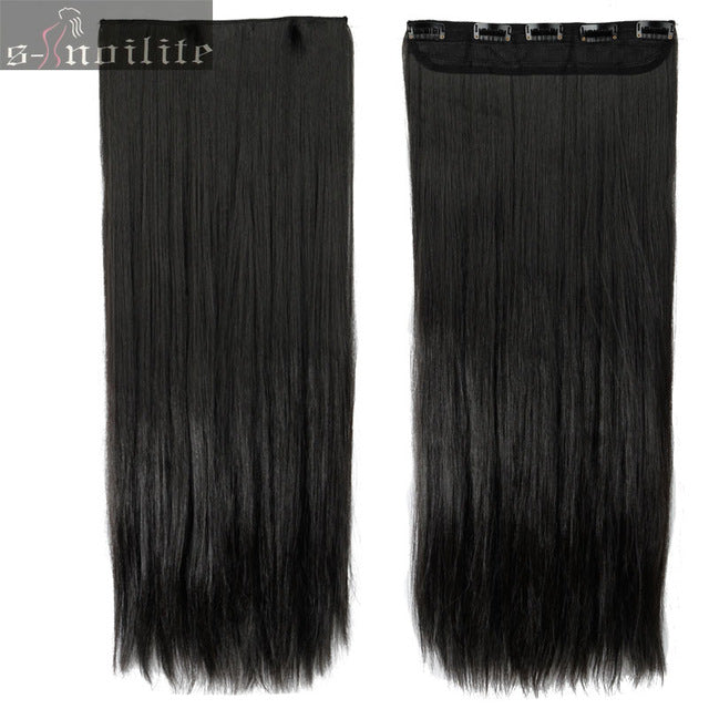 fall to waist 46-76 cm longest clip in for human hair extensions one piece real natural thick synthetic hair extention