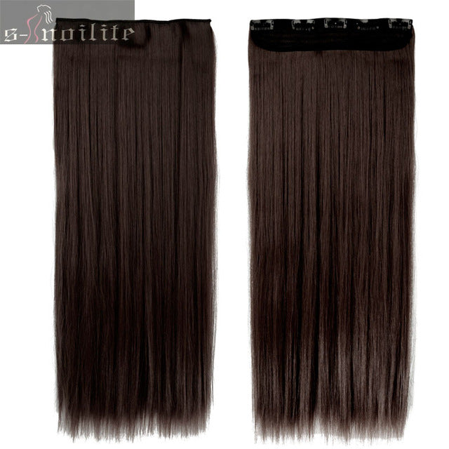 fall to waist 46-76 cm longest clip in for human hair extensions one piece real natural thick synthetic hair extention
