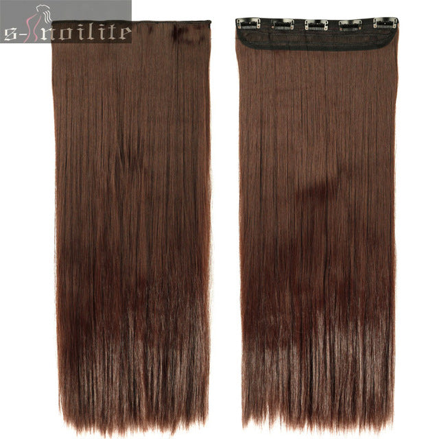 fall to waist 46-76 cm longest clip in for human hair extensions one piece real natural thick synthetic hair extention