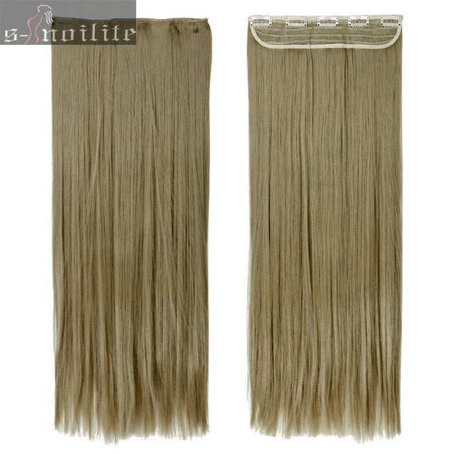 fall to waist 46-76 cm longest clip in for human hair extensions one piece real natural thick synthetic hair extention