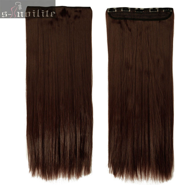 fall to waist 46-76 cm longest clip in for human hair extensions one piece real natural thick synthetic hair extention