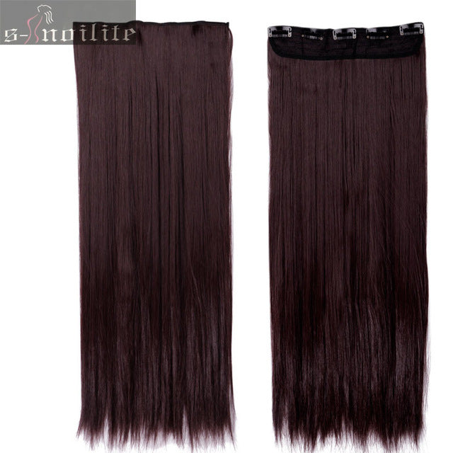 fall to waist 46-76 cm longest clip in for human hair extensions one piece real natural thick synthetic hair extention