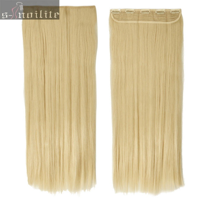 fall to waist 46-76 cm longest clip in for human hair extensions one piece real natural thick synthetic hair extention