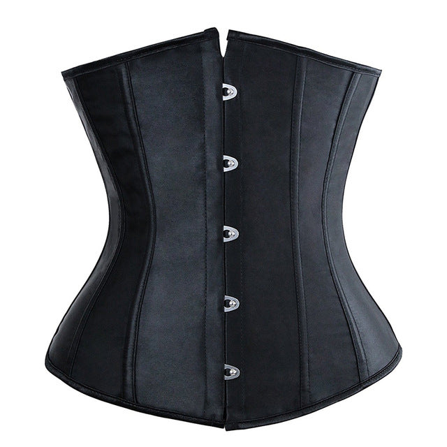 busk lacing-up waist cincher underbust corset sexy bustier top summer underwear clothing black white lingerie g-string s-6xl