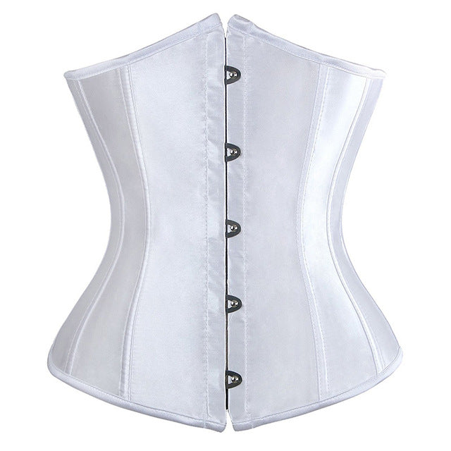 busk lacing-up waist cincher underbust corset sexy bustier top summer underwear clothing black white lingerie g-string s-6xl