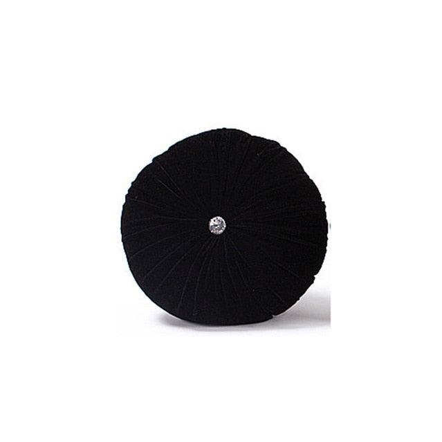 40cm round pumpkin cushion with filling solid color 5 / dirmeter 40cm